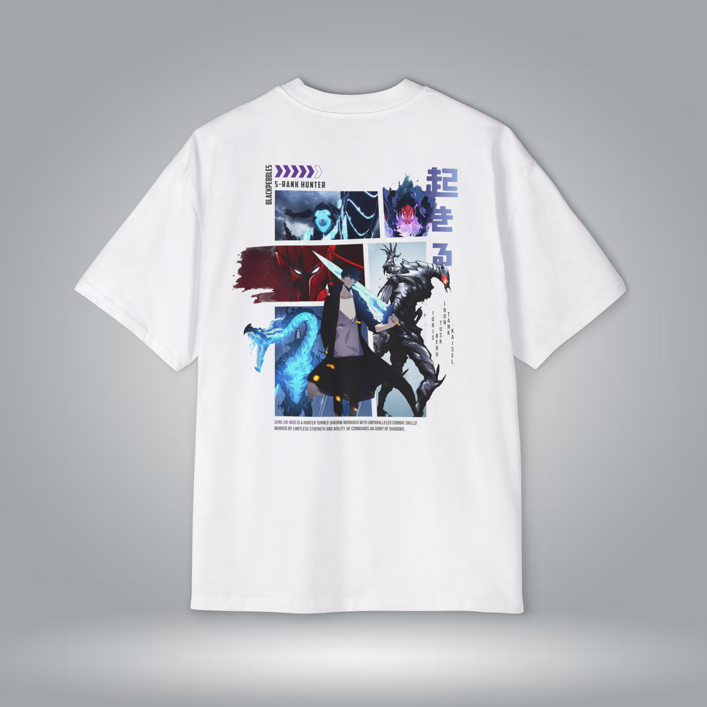 Solo Leveling Tee - Jinwoo Shadows